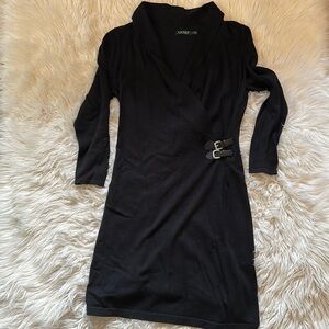 Ralph Lauren wrap sweater dress, size 1x
